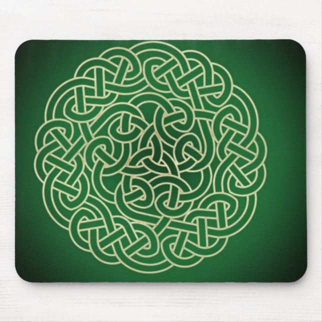 Den Celtic fnurran - sätt på din irländare! Musmatta (Framsidan)