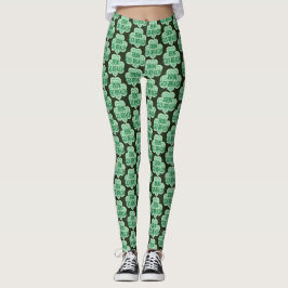 Den Celtic fnurrashamrocken Erin går Bragh Leggings