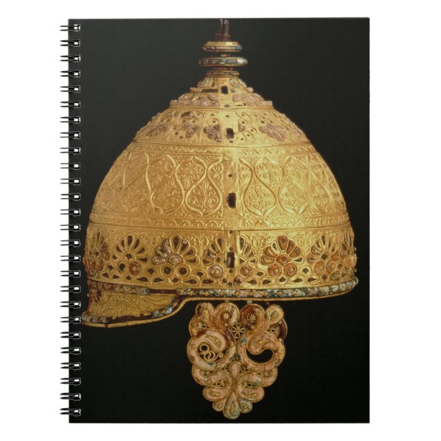 Den Celtic hjälmen grundar på Agris, Charante, 4th Anteckningsbok (Framsidan)