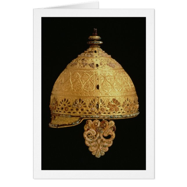 Den Celtic hjälmen grundar på Agris, Charante, 4th Hälsningskort (Framsidan)
