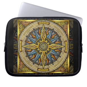 Den Celtic kompassbärbar dator hänger lös Laptop Sleeve
