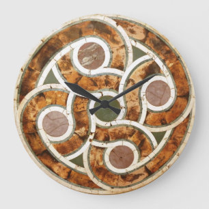 Den Celtic mosaiken på akryl tar tid på Stor Klocka