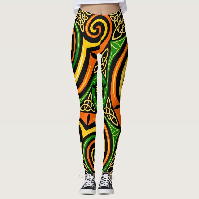 Den Celtic wowen dela upp i faktorer! Leggings (Framsida)