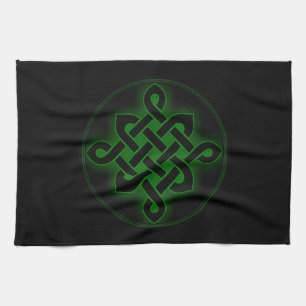 Den celtiska grönten knot mystic Viking-symbolen a Kökshandduk