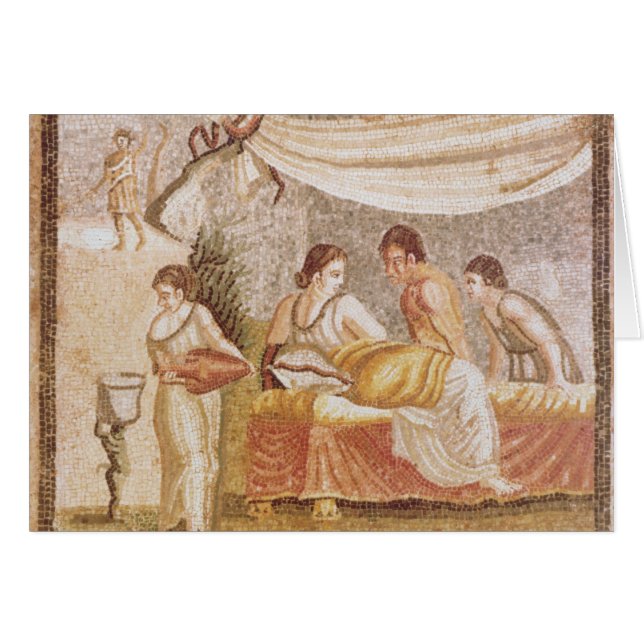 Den Centocelle mosaiken Hälsningskort (Framsidan Horizontal)