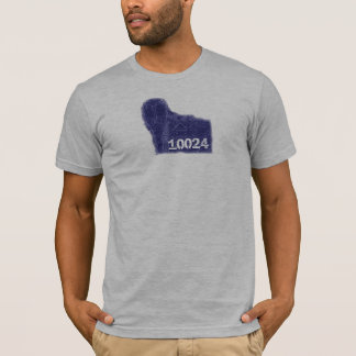 Den Central Park lampan postar i zipcode 10024 Tee Shirt