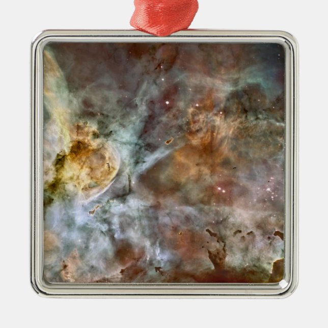 Den centrala regionen Carina Nebula Julgransprydnad Metall (Framsidan)