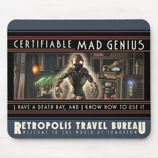 Den Certifiable tokiga snillemusen vadderar Musmatta (Framsidan)