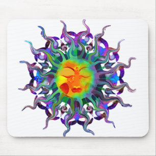 Den Chakra solen tänder Mousepad Musmatta