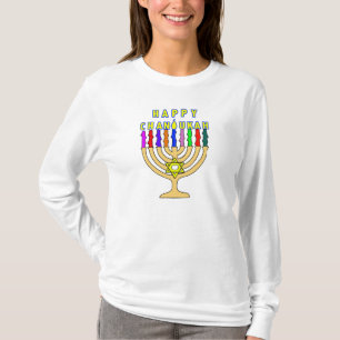 Den Chanukah menoran tänder T-tröja Tee