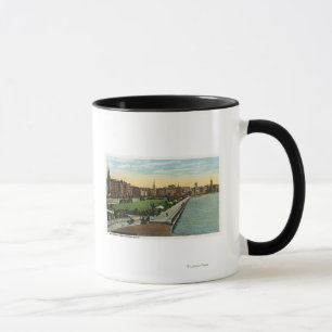 Den Charles River handfatet och esplanaden Mugg