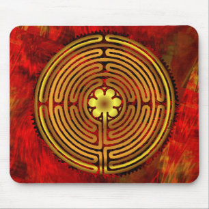 Den Chartres labyrinten avfyrar Mousepad Musmatta