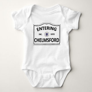 Den CHELMSFORD MASSACHUSETTS hemstaden samlas T-shirt