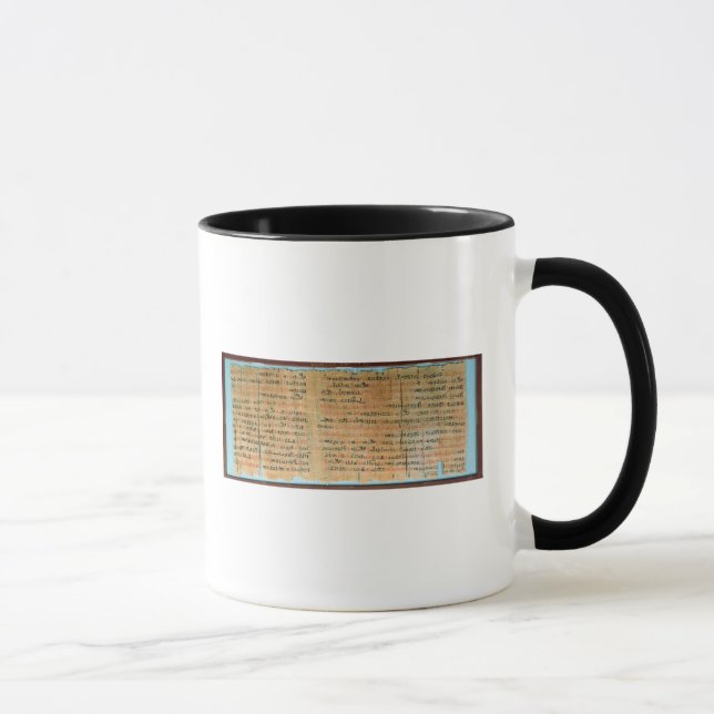 Den Chester Beatty läkarundersökningpapyrusen Mugg (Höger)