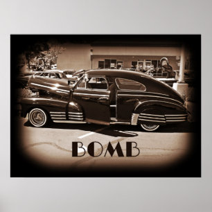 Den Chevrolet Fleetline lowrideren bombarderar Poster
