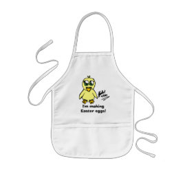 Den Chibi påskCHICKEN, I-förmiddag skapar påskägg! Barnförkläde