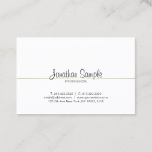 Den chic calligraphyen skrivar Luxe trendig för Visitkort