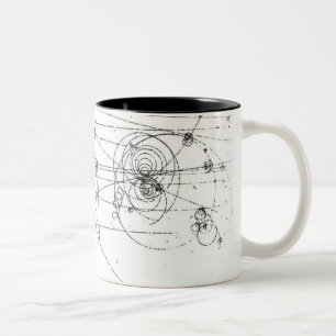 den chic geekpartikeln spårar kaffemuggen Två-Tonad mugg