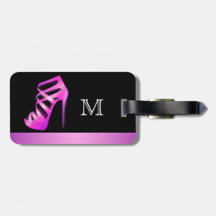 Den chic Glam kickhälet skor monogramen Bagagebricka