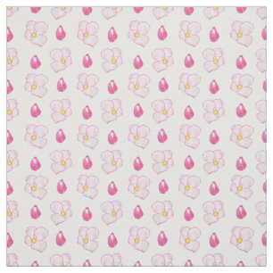 Den chic rosa Apple blommar slår ut och blommar p Tyg