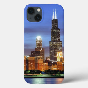Den Chicago horisonten från den Adler