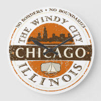 Den Chicago Illinois väggen tar tid på