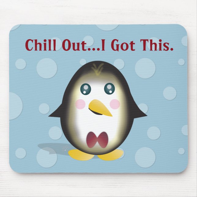 Den Chillin pingvinmusen vadderar Musmatta (Framsidan)