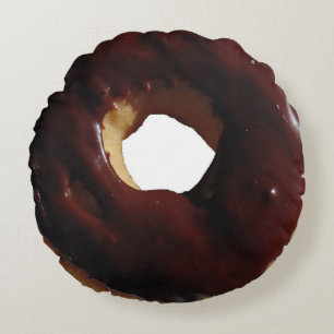 Den choklad täckte munken kudder rund kudde