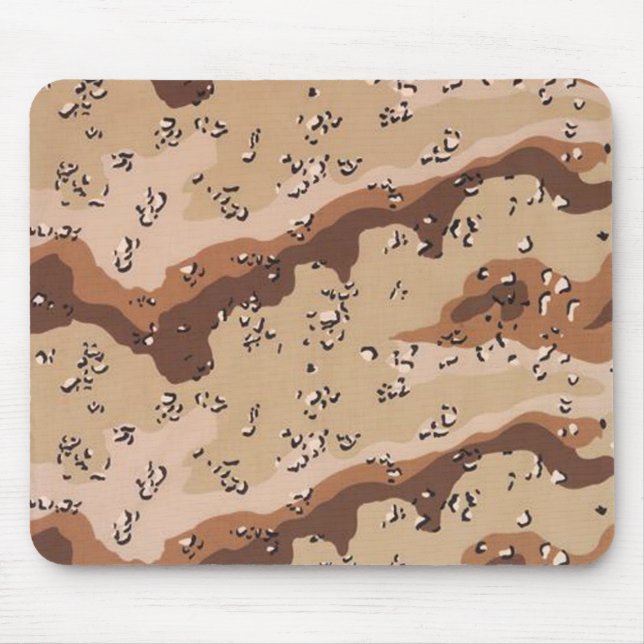 Den chokladchipCamo musen vadderar Musmatta (Framsidan)