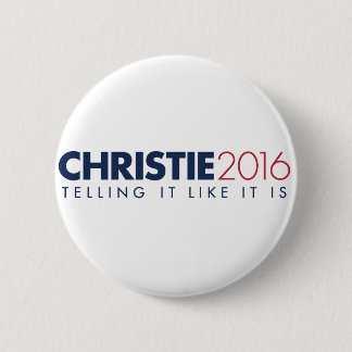 Den Chris Christie 2016 kampanjen knäppas - 2,25" Knapp