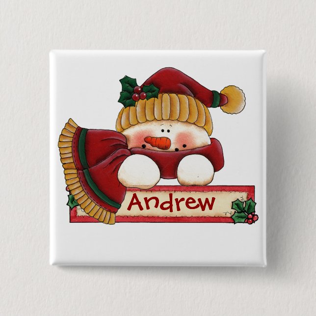 Den Chrtimstas strumpaetiketten knäppas Knapp (Framsida)