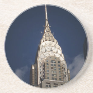 Den Chrysler byggnaden, Midtown, New York City Underlägg Sandsten