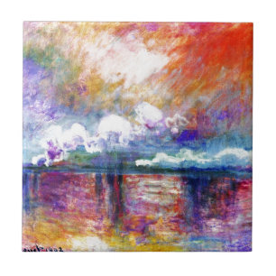 Den Claude Monet Charing kor överbryggar Kakelplatta
