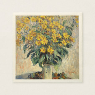 Den Claude Monet Jerusalem kronärtskockan blommar Pappersservett