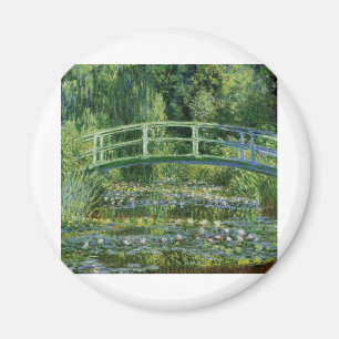 Den Claude Monet näckrosor och japanen överbrygg Magnet