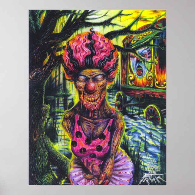 Den clown - skriv ut poster (Framsidan)