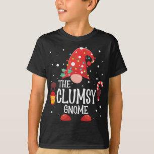 Den Clumsy Gnome Matching Familjegul Gnome P T Shirt
