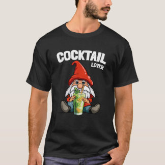Den Cocktail Älskande Gnom rolig matchande familj  T Shirt