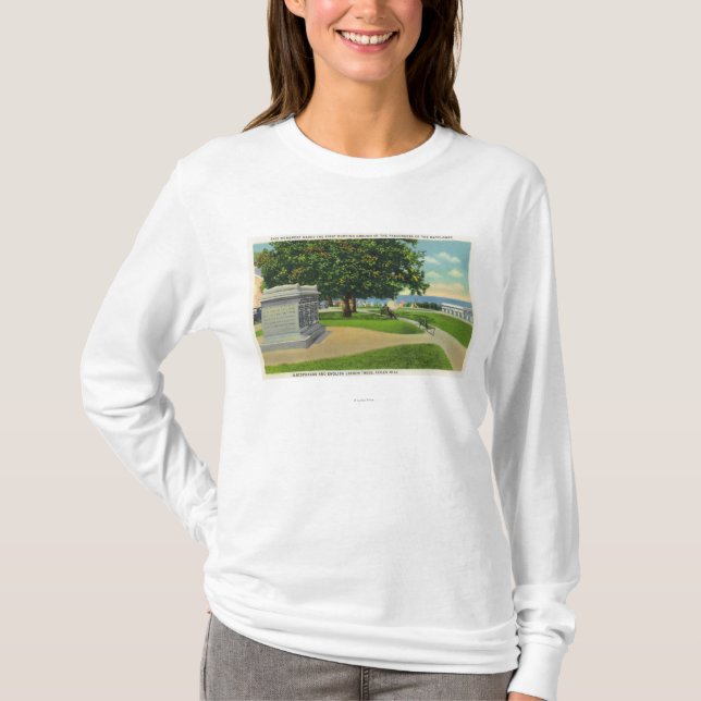 Den Coles backen beskådar av den Mayflower Tröja (Framsida)