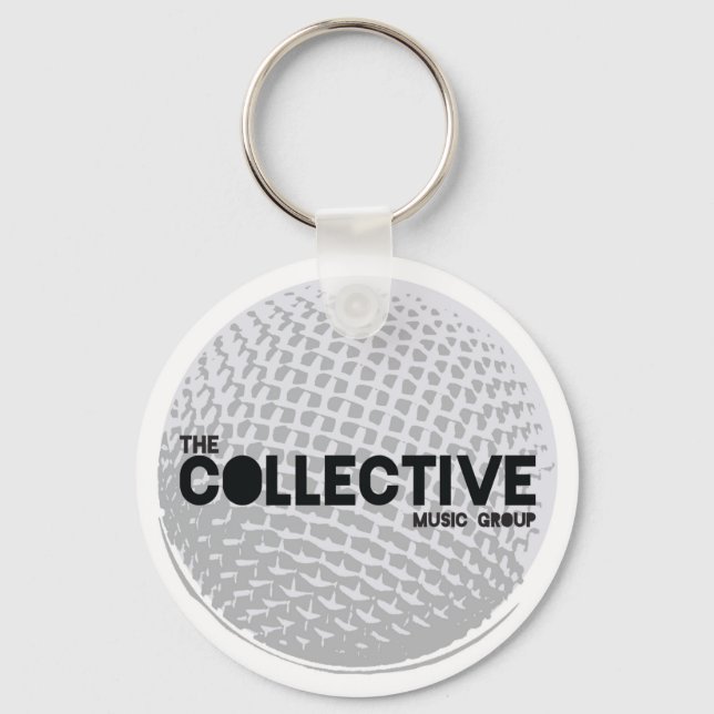Den Collective Music Group Microphone Keychain Nyckelring (Framsida)