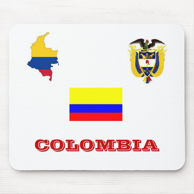 Den COLOMBIA musen vadderar Musmatta (Framsidan)
