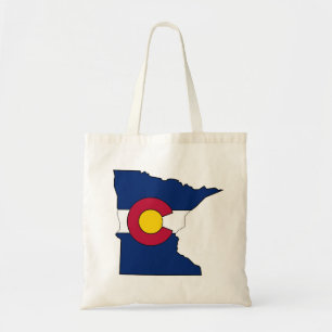 Den Colorado flagga Minnesota skisserar toto Tygkasse