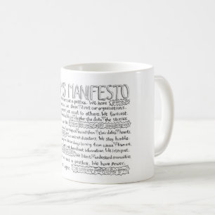Den Comms manifestoen - US-engelskaversion Kaffemugg