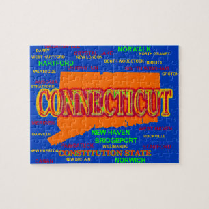 Den Connecticut städer och städer påstår Pussel