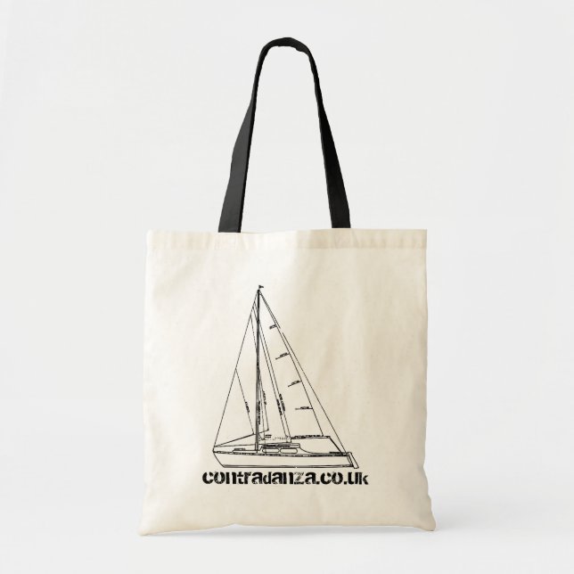 den contradanza.co.uk totot hänger lös tygkasse (Framsidan)