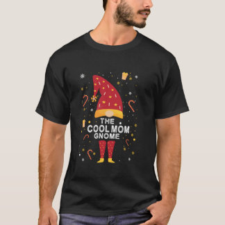 Den Coola Mamma Tomten Jul Plaid Matchande Familj T Shirt