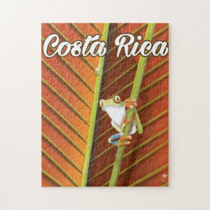 Den Costa Rica giftgrodan reser affischen Pussel