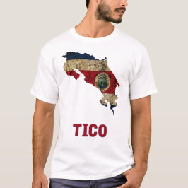 Den Costa Rica "Tico" skjortan T Shirt