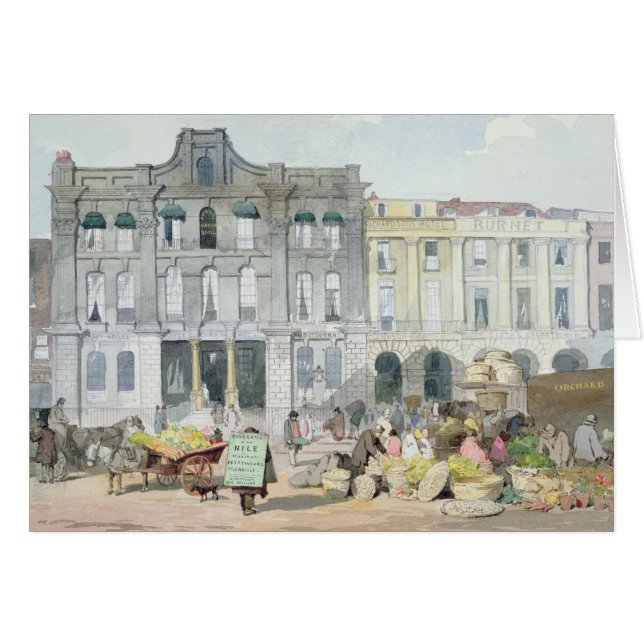 Den Covent trädgården marknadsför Hälsningskort (Framsidan Horizontal)