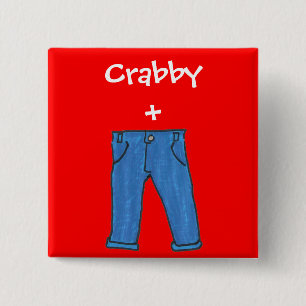 Den Crabby byxor knäppas Knapp